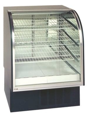 93040-36 Mini Tilt Out Curved Front Non-Refrigerated Case. 36″ X 40″