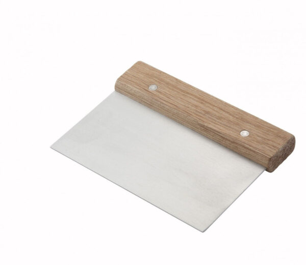 Dough Scraper/Cutter with Wooden Handle – Winco DSC-3