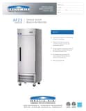 Arctic Air AF23 1 Door Reach-In Freezer 3
