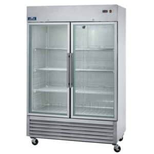 Arctic Air AGR49 54″ Two Section Glass Door Reach-In Refrigerator