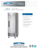 Arctic Air AR23 1 Door Reach-In Refrigerator 4