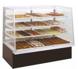 Non Refrigerated Food Display Case 97040-77 straight Front High Volume 77″ x 40″